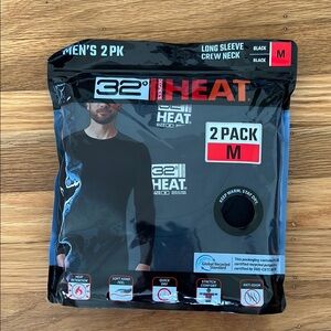2 Pack 32 degrees Heat long sleeves